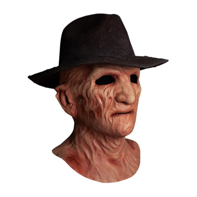 A Nightmare on Elm Street 2: Freddy's Revenge - Deluxe Freddy Krueger Mask with Fedora Hat