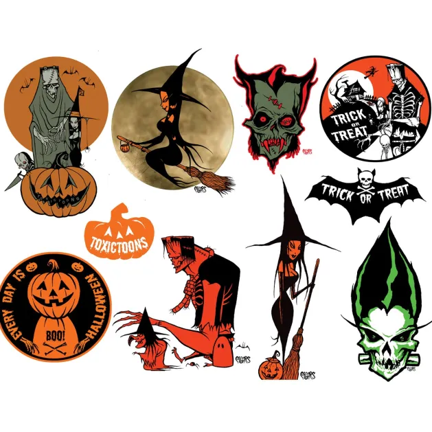 Toxictoons Sticker Pack (9 ct)